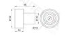 AUTEX 651366 Deflection/Guide Pulley, timing belt